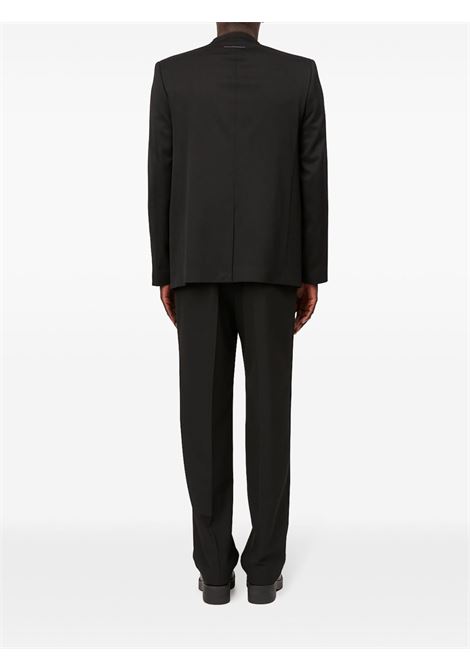 Blazer monopetto senza revers in nero Mm6 maison margiela - uomo MM6 MAISON MARGIELA | SH0BN0007M35153900